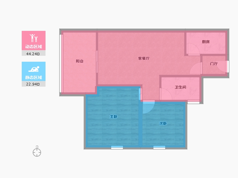 广东省-深圳市-崇文小区-59.74-户型库-动静分区