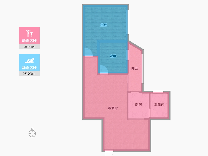 广东省-深圳市-南新苑-67.62-户型库-动静分区