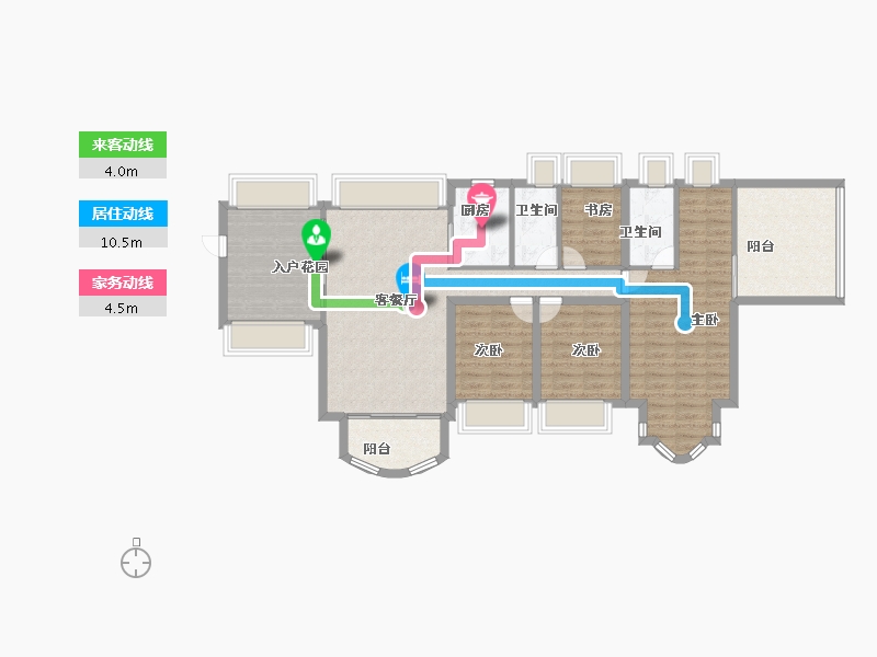 广东省-深圳市-兴安楼-106.67-户型库-动静线