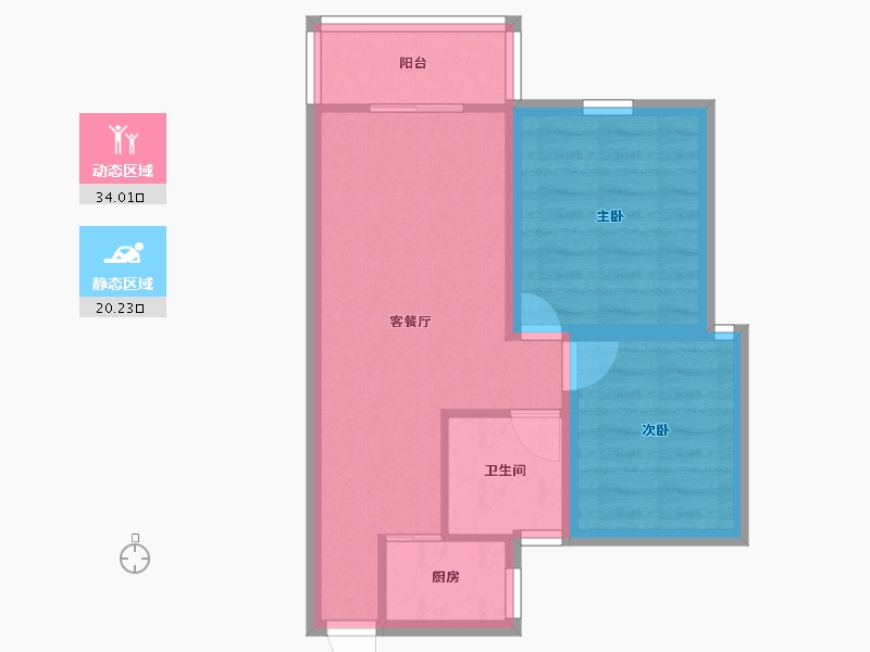 广东省-深圳市-菁英趣庭-47.77-户型库-动静分区