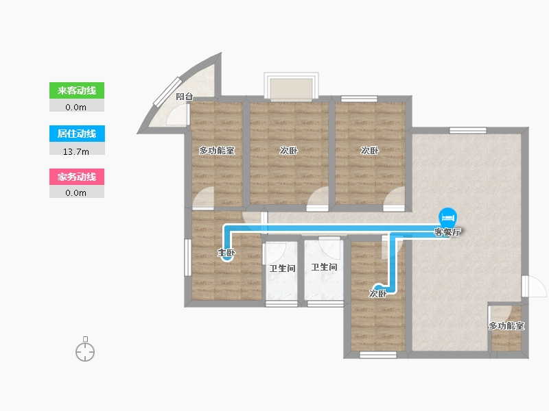 广东省-深圳市-海典居-88.93-户型库-动静线