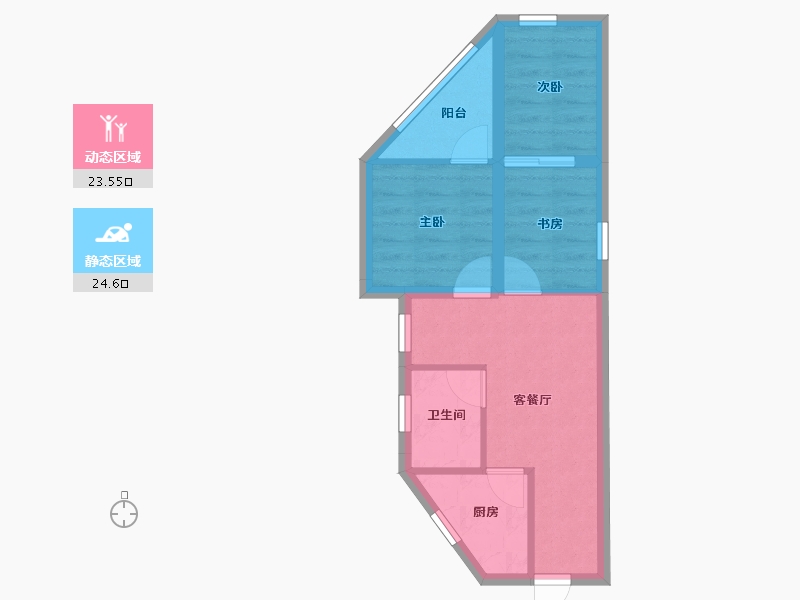 广东省-深圳市-龙佳园-41.86-户型库-动静分区