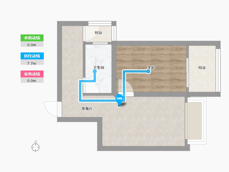 广东省-深圳市-鼎太风华(七期)-33.90-户型库-动静线