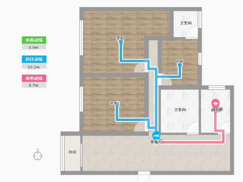 广东省-深圳市-梅花新园-82.13-户型库-动静线