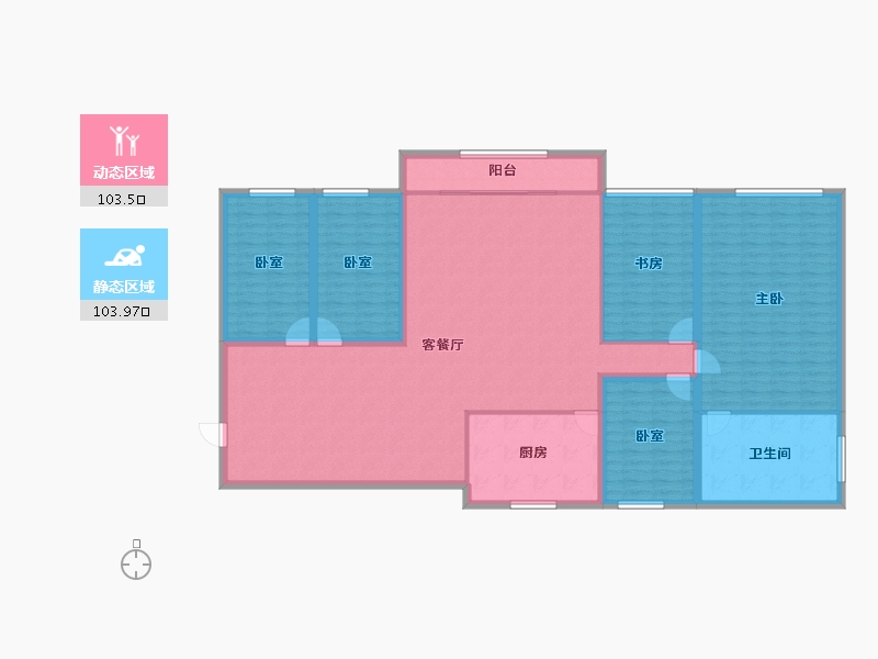 广东省-深圳市-恒丰理想居-191.01-户型库-动静分区