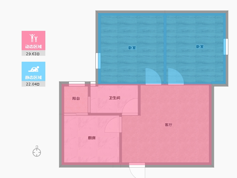 广东省-深圳市-翠拥华庭-46.63-户型库-动静分区