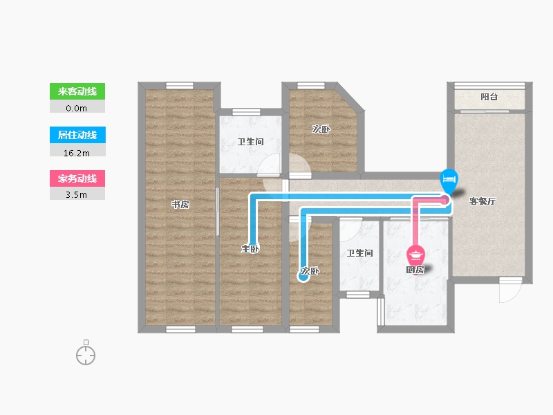 广东省-深圳市-菁英趣庭-83.15-户型库-动静线