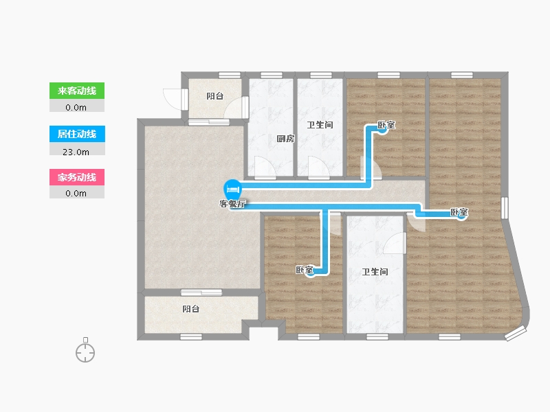 广东省-深圳市-凯德公园1号-113.38-户型库-动静线