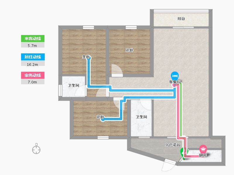 广东省-深圳市-星海名城(三期)-83.55-户型库-动静线