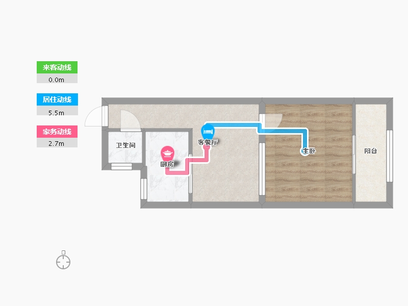 广东省-深圳市-向南瑞峰花园-36.50-户型库-动静线