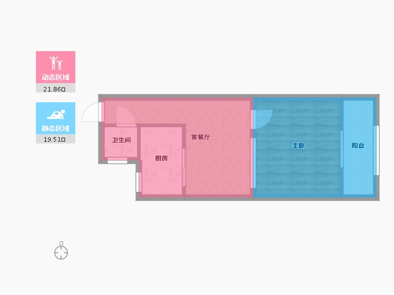 广东省-深圳市-向南瑞峰花园-36.50-户型库-动静分区