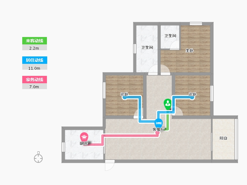 广东省-深圳市-福中福花园-93.74-户型库-动静线