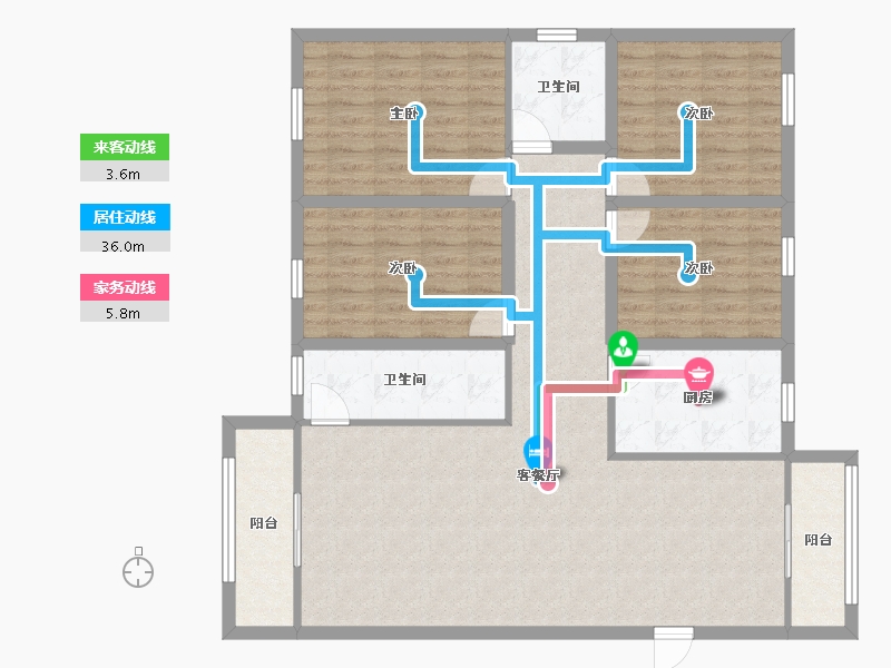 广东省-深圳市-东江豪苑-119.50-户型库-动静线