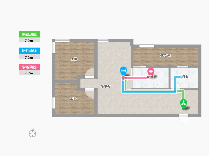 广东省-深圳市-常兴时代广场-63.29-户型库-动静线