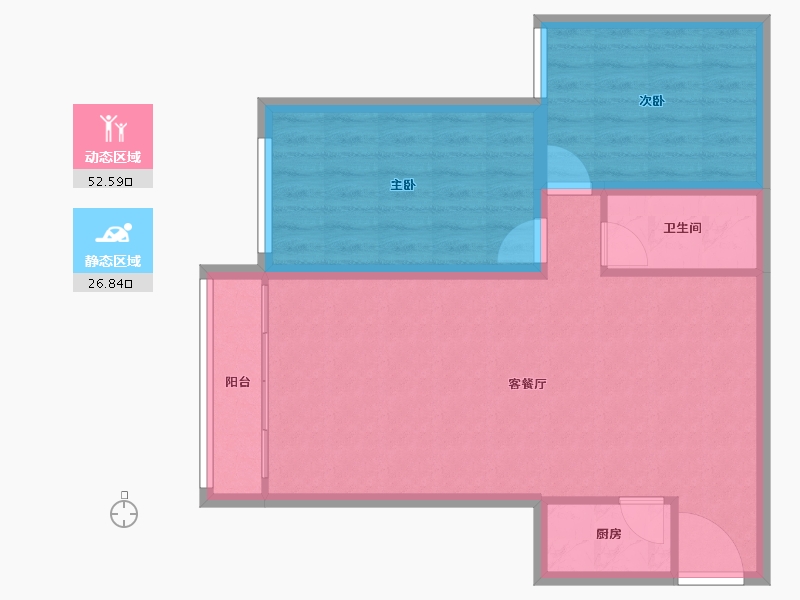 广东省-深圳市-星海名城(三期)-71.86-户型库-动静分区