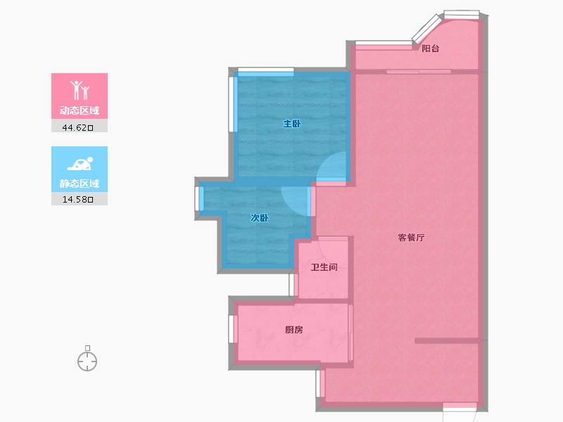 广东省-深圳市-名家富居-52.56-户型库-动静分区