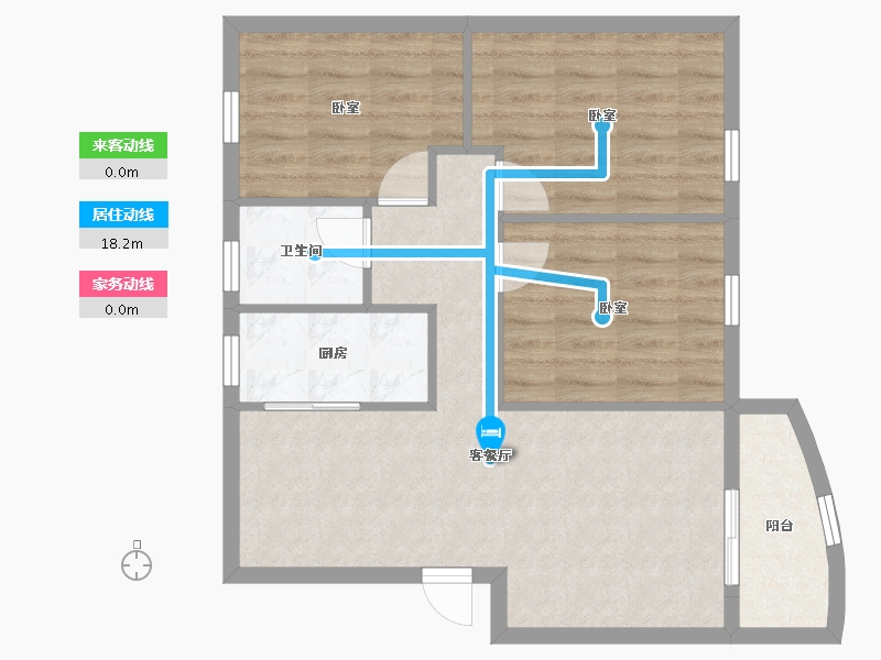 广东省-深圳市-学林雅院-69.24-户型库-动静线