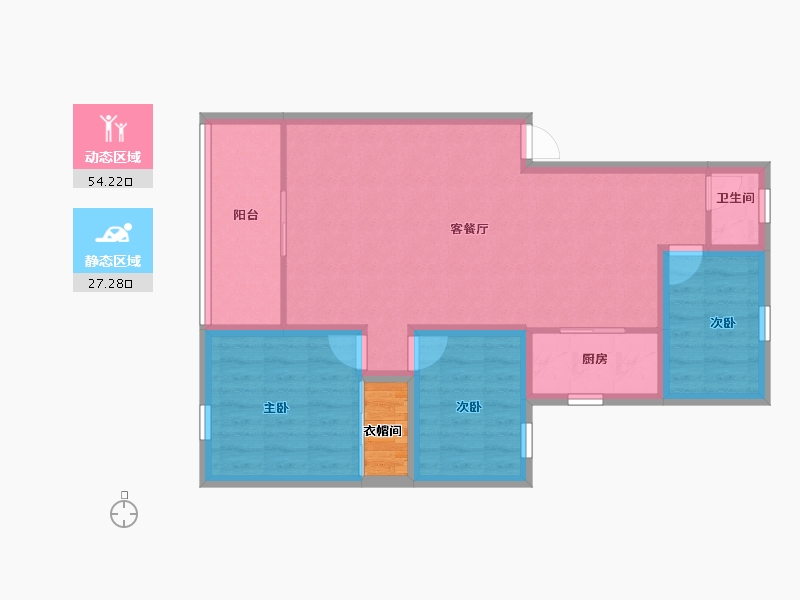 广东省-深圳市-碧榕湾-75.20-户型库-动静分区