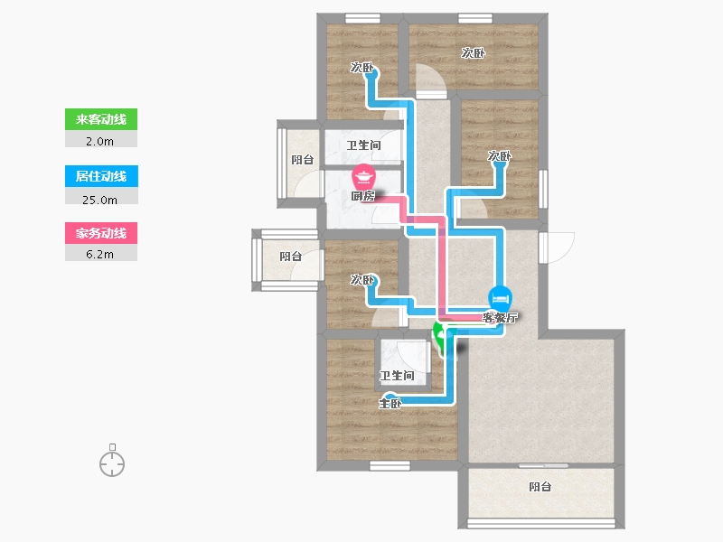 广东省-深圳市-国香清林郡-68.19-户型库-动静线