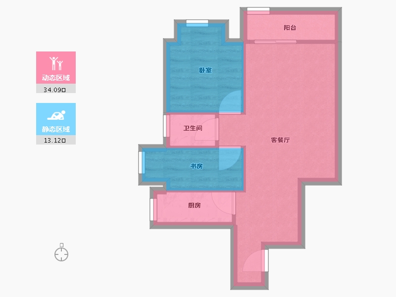 广东省-深圳市-名泰轩-41.73-户型库-动静分区