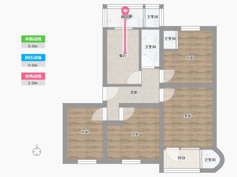 广东省-深圳市-红群楼小区-51.27-户型库-动静线