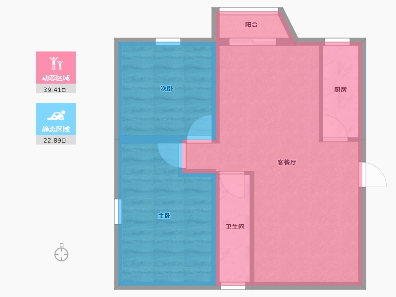 广东省-深圳市-金鼎大厦-55.26-户型库-动静分区