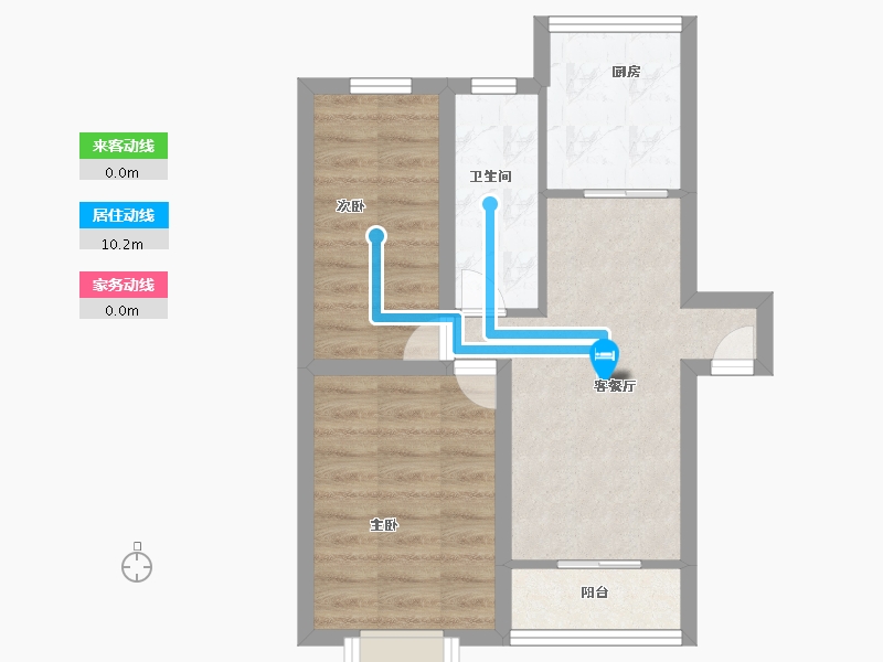 广东省-深圳市-桃源居12区（桃源居）-46.40-户型库-动静线