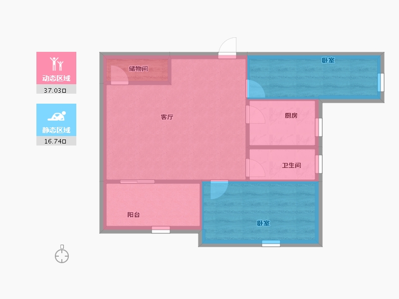 广东省-深圳市-新银座大厦-48.00-户型库-动静分区