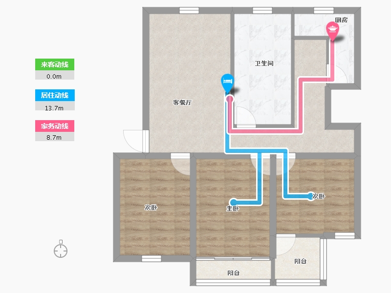 广东省-深圳市-南油生活区(A区)-75.84-户型库-动静线