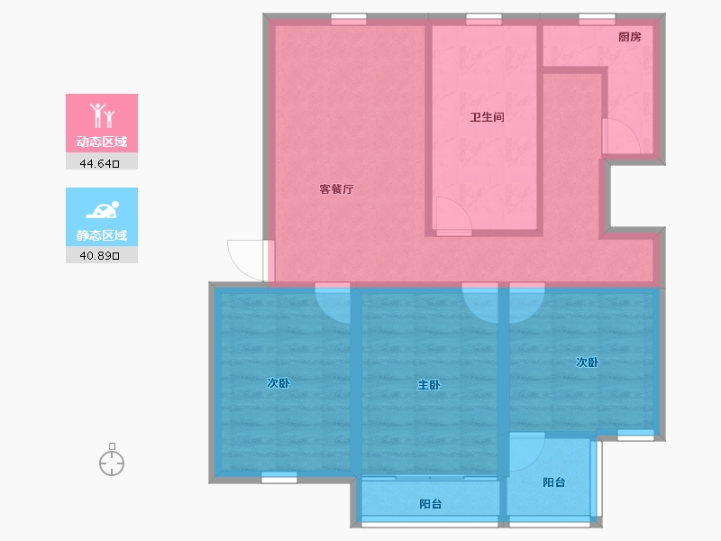 广东省-深圳市-南油生活区(A区)-75.84-户型库-动静分区