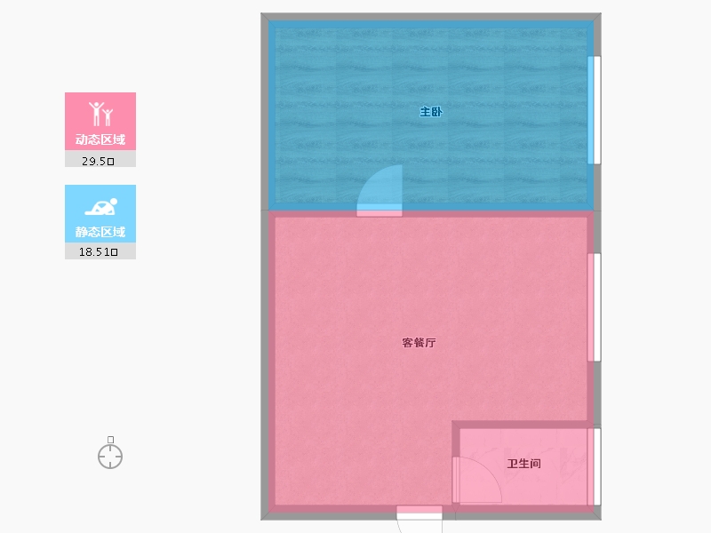 广东省-深圳市-港逸豪庭-43.42-户型库-动静分区