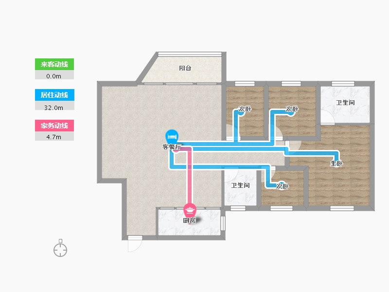 广东省-深圳市-文峰华庭-103.20-户型库-动静线