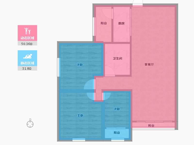 广东省-深圳市-保利上城-73.03-户型库-动静分区