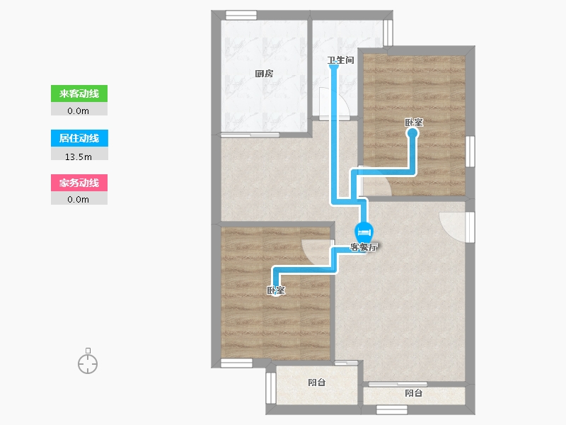 广东省-深圳市-马古岭小区-56.00-户型库-动静线