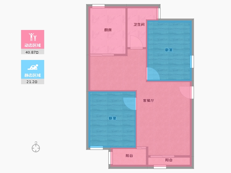 广东省-深圳市-马古岭小区-56.00-户型库-动静分区