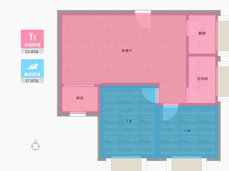 广东省-深圳市-四达大厦-45.78-户型库-动静分区