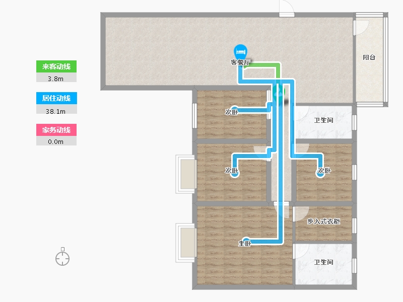 广东省-深圳市-星海名城(六期)-126.09-户型库-动静线