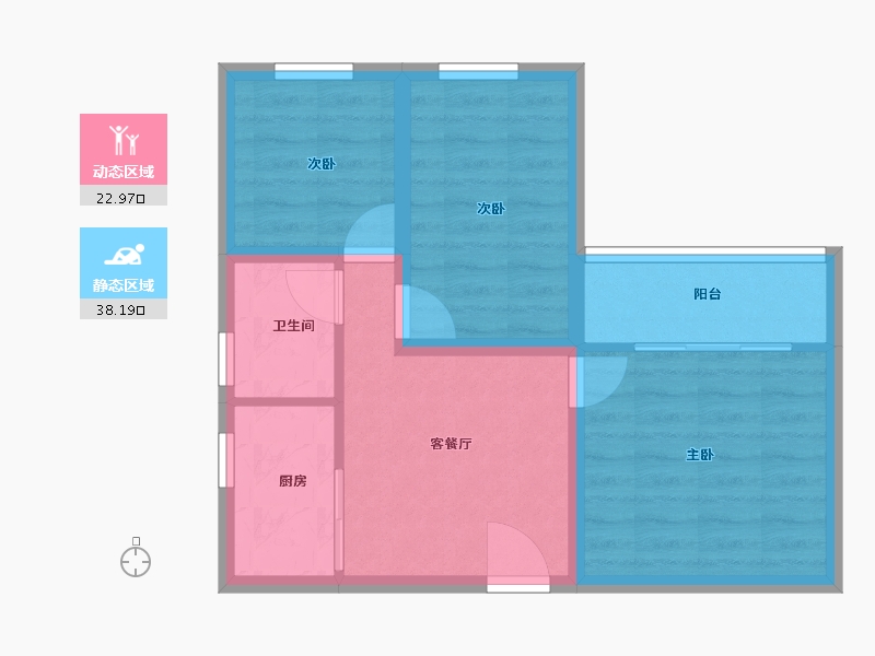 广东省-深圳市-四达大厦-54.00-户型库-动静分区