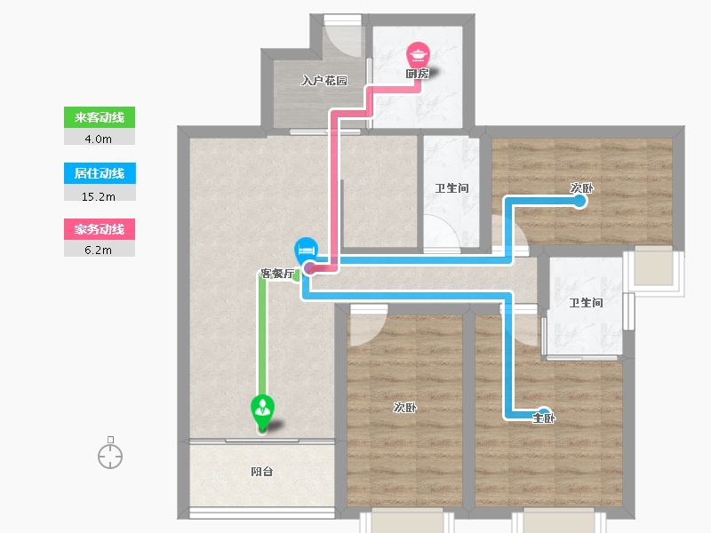 广东省-深圳市-玉湖湾-76.80-户型库-动静线