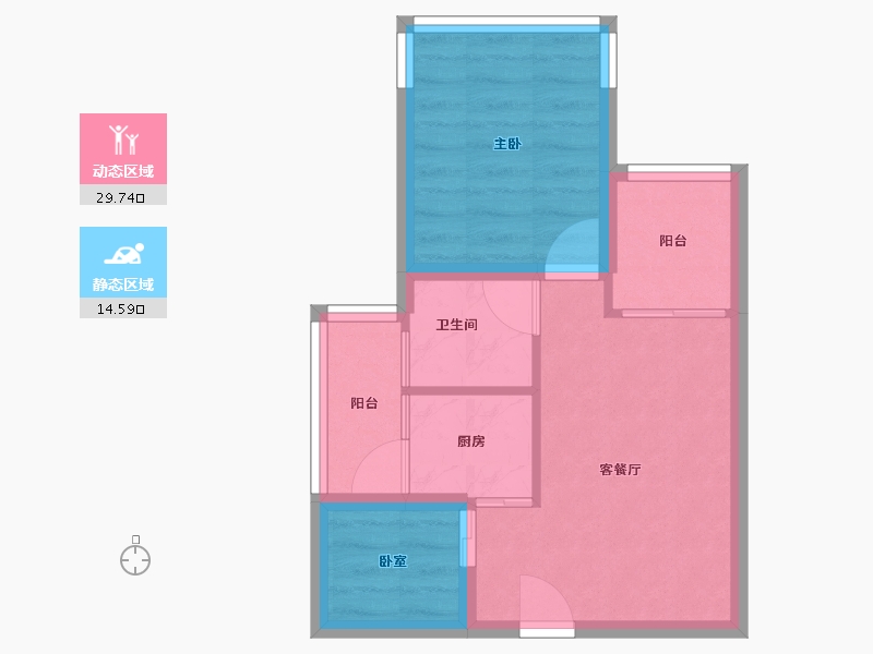 湖北省-黄冈市-东方颐园-38.72-户型库-动静分区