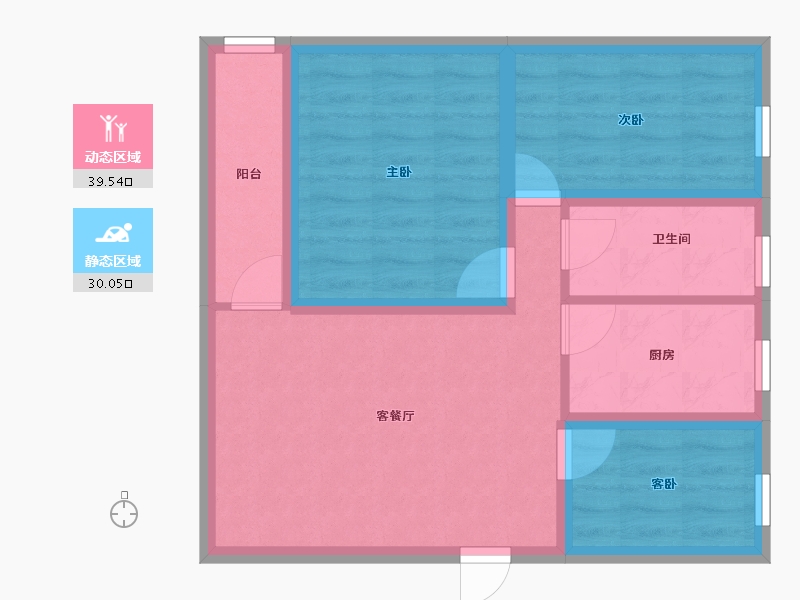 广东省-深圳市-后海花园-61.01-户型库-动静分区