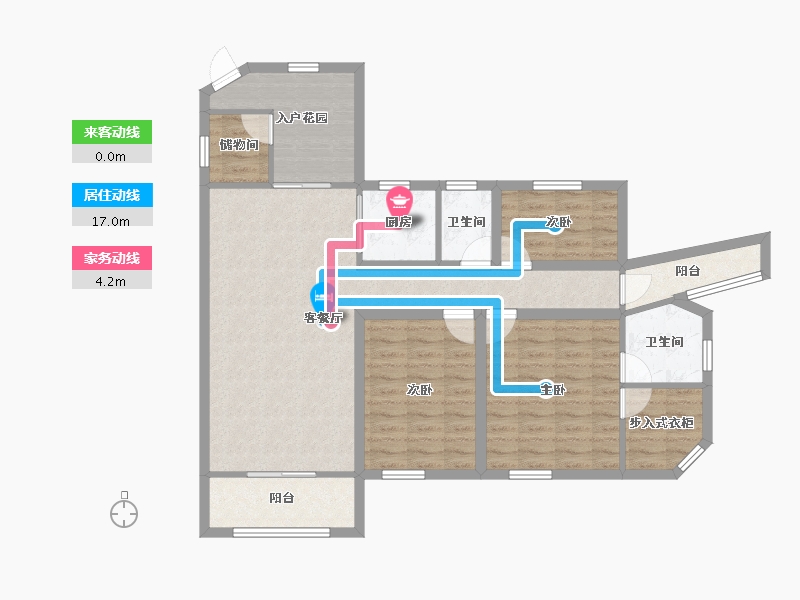 广东省-深圳市-名家富居-99.05-户型库-动静线