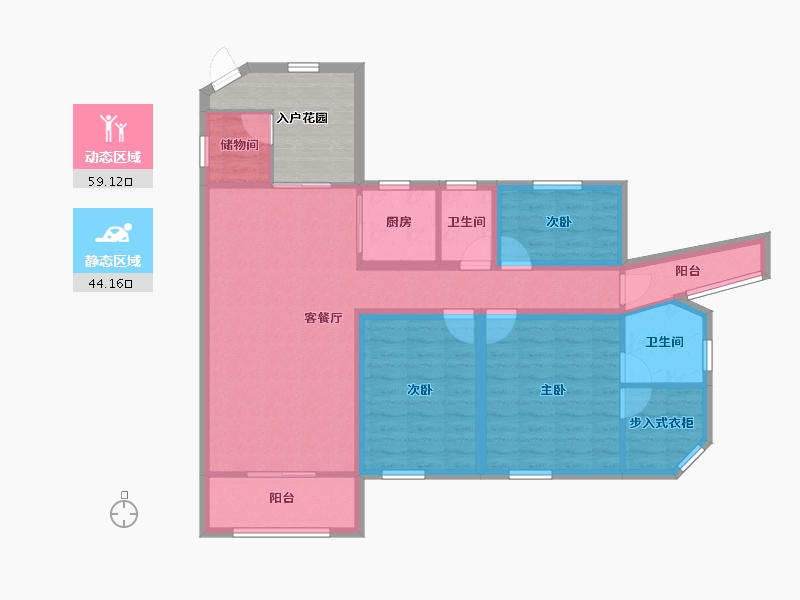 广东省-深圳市-名家富居-99.05-户型库-动静分区