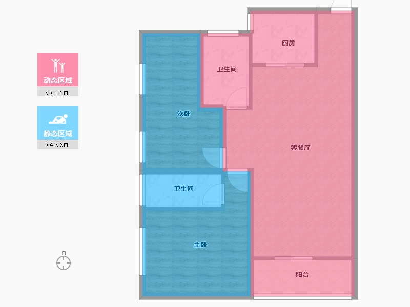 广东省-深圳市-桑泰水木丹华园-78.82-户型库-动静分区