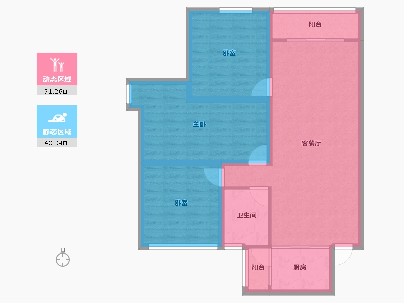 广东省-深圳市-和成世纪名园-82.04-户型库-动静分区