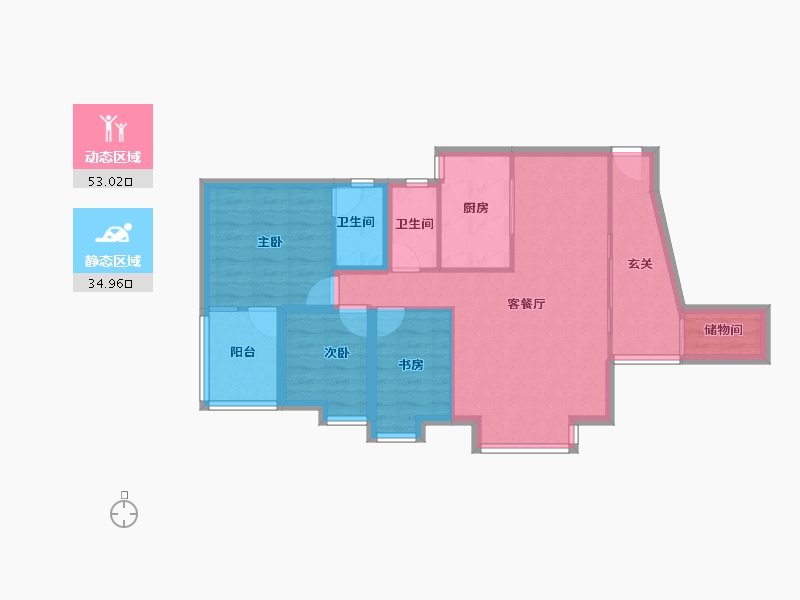 广东省-深圳市-星海名城(三期)-78.18-户型库-动静分区