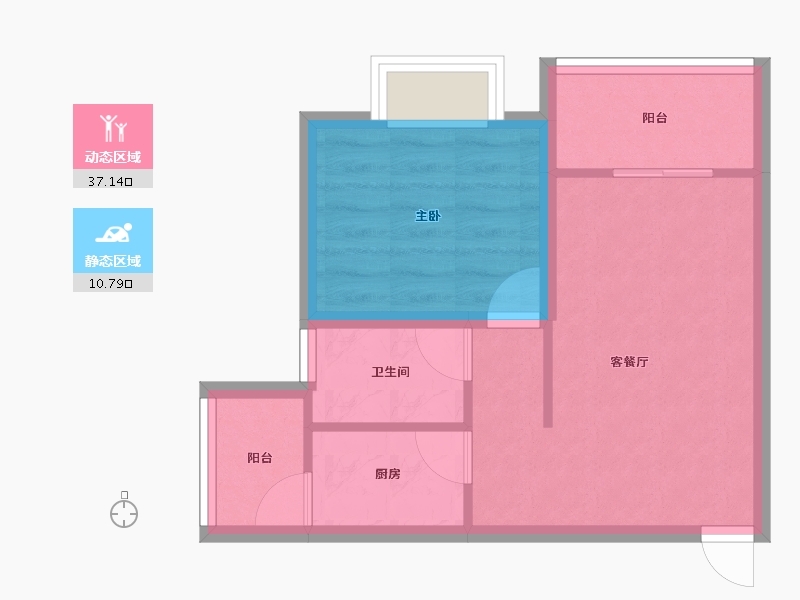 广东省-深圳市-官龙名苑-42.28-户型库-动静分区