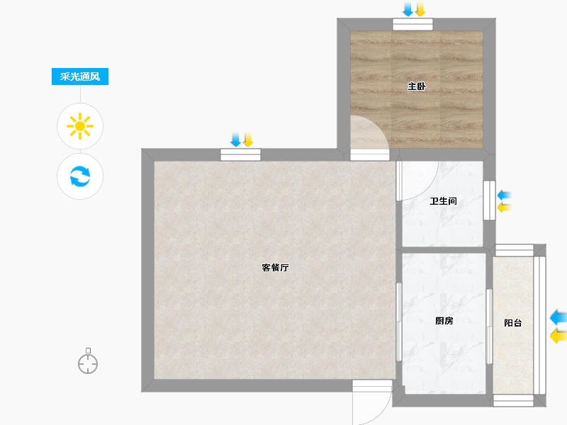 广东省-深圳市-海岸明珠-37.92-户型库-采光通风