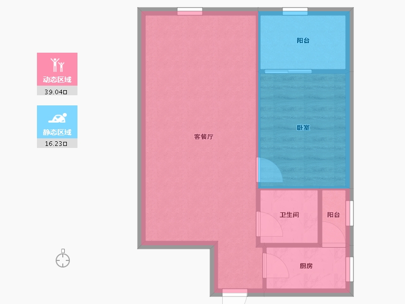 广东省-深圳市-鼎太风华(七期)-50.16-户型库-动静分区