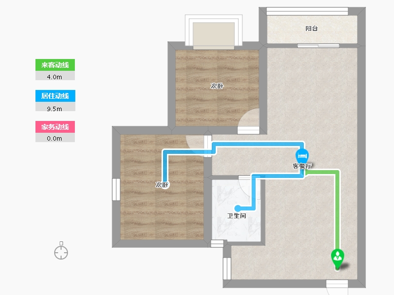 广东省-深圳市-友邻公寓-44.80-户型库-动静线